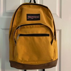 Mustard yellow jansport